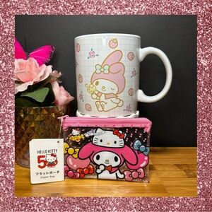 My Melody mug and pouch🩷💕🩷